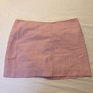 Lilly Seersucker Mini Skirt